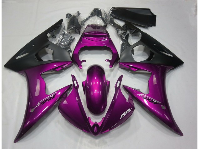 2003-2005 Gloss Dark Pink Yamaha R6 Motorcycle Fairings Canada