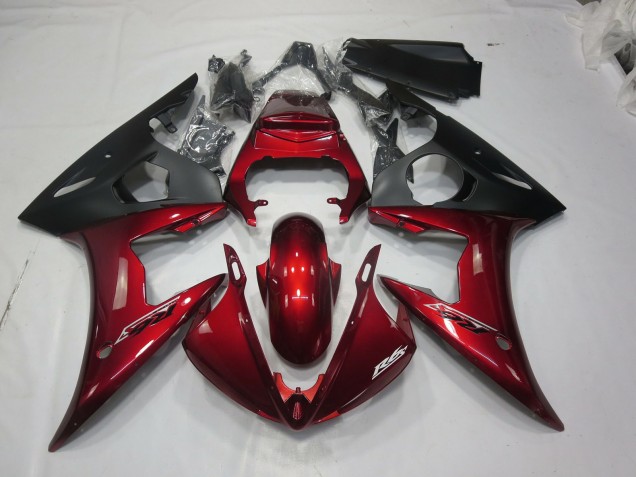 2003-2005 Maroon Red Yamaha R6 Motorcycle Fairings Canada