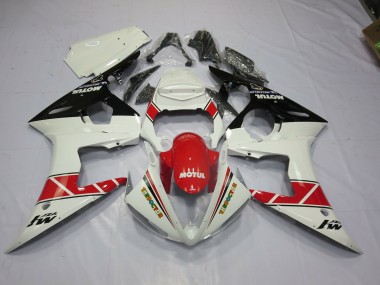 2003-2005 Motul Red and Black Yamaha R6 Motorcycle Fairings Canada