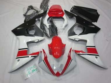 2003-2005 White Red and Black Yamaha R6 Motorcycle Fairings Canada