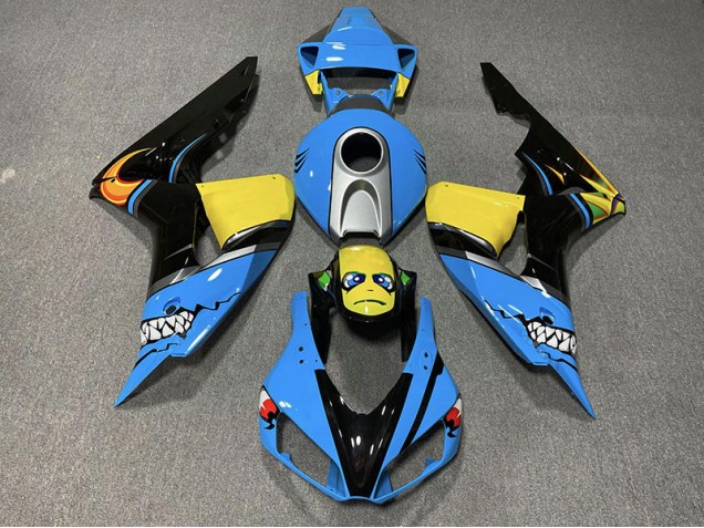 2006-2007 Blue Shark Honda CBR1000RR Motorcycle Fairings Canada