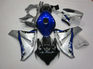 2006-2007 Blue and Silver TBR Honda CBR1000RR Motorcycle Fairings Canada