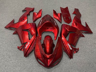 2006-2007 Candy Red Kawasaki ZX10R Motorcycle Fairings Canada