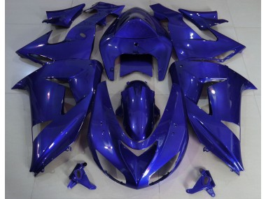 2006-2007 Deep Blue Plain Kawasaki ZX10R Motorcycle Fairings Canada