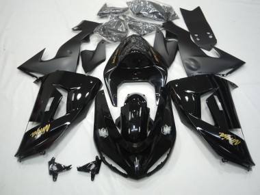 2006-2007 Gloss Black Kawasaki ZX10R Motorcycle Fairings Canada