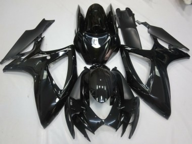 2006-2007 Gloss Black Suzuki GSXR 600-750 Motorcycle Fairings Canada