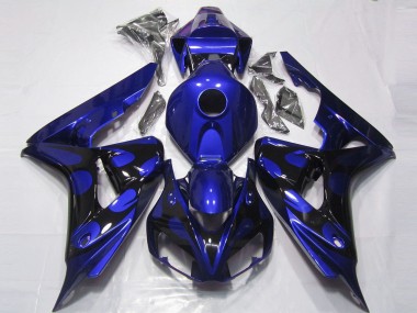 2006-2007 Gloss Blue and Black Honda CBR1000RR Motorcycle Fairings Canada