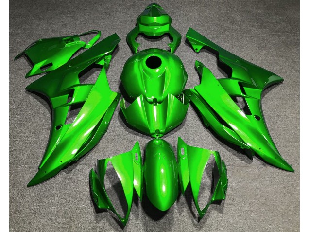 2006-2007 Gloss Green Yamaha R6 Motorcycle Fairings Canada