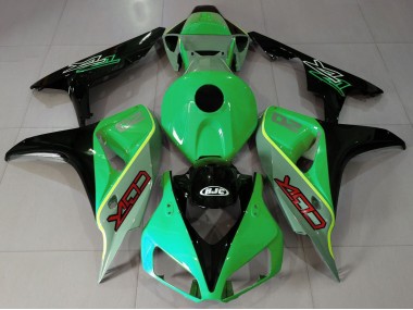 2006-2007 Gloss Green and Black CBR Style Honda CBR1000RR Motorcycle Fairings Canada