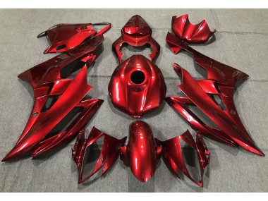 2006-2007 Gloss Red Yamaha R6 Motorcycle Fairings Canada