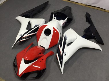 2006-2007 Gloss Red and White Honda CBR1000RR Motorcycle Fairings Canada