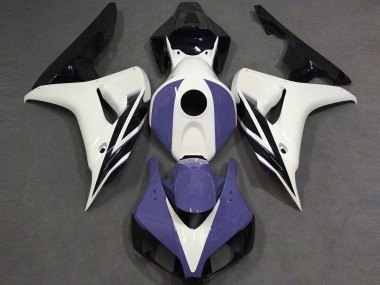 2006-2007 Gloss White Blue and Black Honda CBR1000RR Motorcycle Fairings Canada