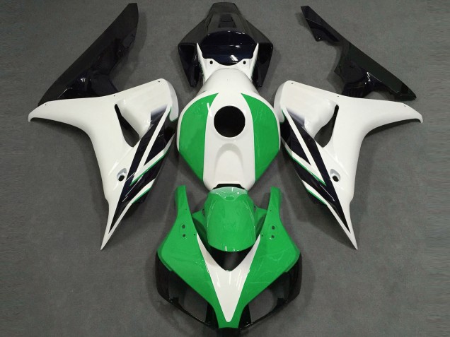 2006-2007 Gloss White Green Black Honda CBR1000RR Motorcycle Fairings Canada