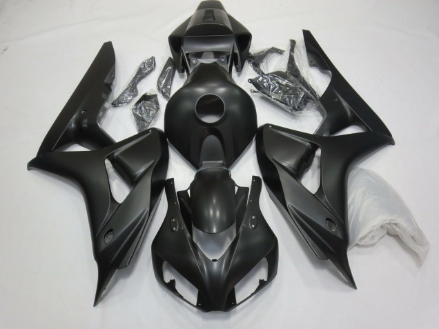 2006-2007 Matte Black Honda CBR1000RR Motorcycle Fairings Canada