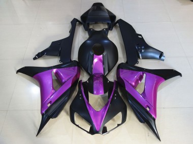 2006-2007 Matte Black Purple Honda CBR1000RR Motorcycle Fairings Canada