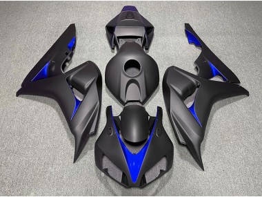 2006-2007 Matte Black and Blue Honda CBR1000RR Motorcycle Fairings Canada