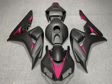 2006-2007 Matte Black and Pink Honda CBR1000RR Motorcycle Fairings Canada