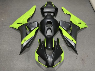 2006-2007 Matte Gray Black and Green Honda CBR1000RR Motorcycle Fairings Canada