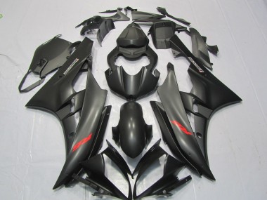 2006-2007 Matte Red Decal Yamaha R6 Motorcycle Fairings Canada