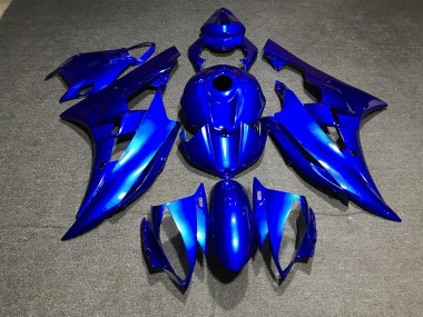 2006-2007 Metallic Blue Plain Yamaha R6 Motorcycle Fairings Canada