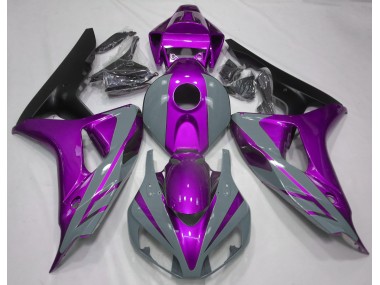 2006-2007 Nardo Grey and Purple Honda CBR1000RR Motorcycle Fairings Canada