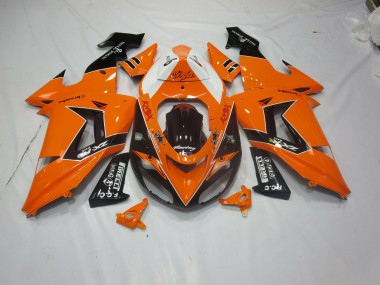 2006-2007 Orange Black Kawasaki ZX10R Motorcycle Fairings Canada