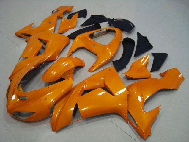 2006-2007 Orange Plain Kawasaki ZX10R Motorcycle Fairings Canada