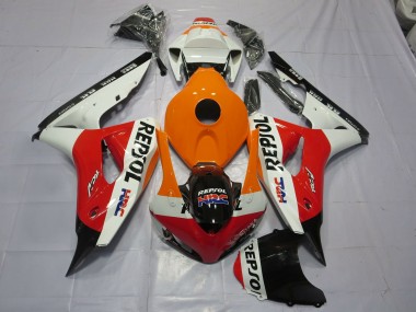 2006-2007 Orange Repsol Honda CBR1000RR Motorcycle Fairings Canada