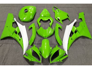 2006-2007 Pearl Green Yamaha R6 Motorcycle Fairings Canada