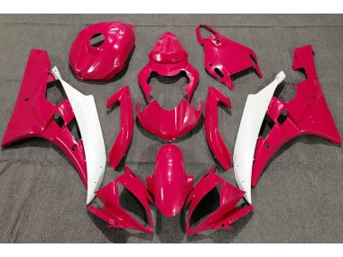 2006-2007 Pearl Red Yamaha R6 Motorcycle Fairings Canada