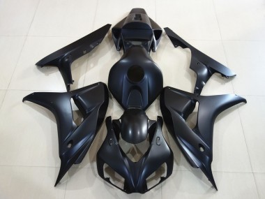 2006-2007 Plain Matte Black Honda CBR1000RR Motorcycle Fairings Canada