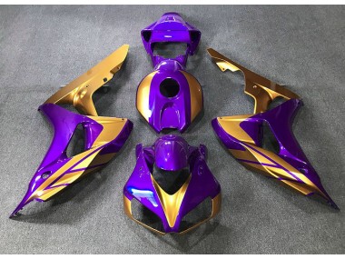 2006-2007 Purple & Gold Honda CBR1000RR Motorcycle Fairings Canada