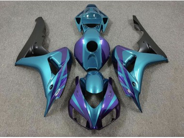 2006-2007 Purple and Emerald Honda CBR1000RR Motorcycle Fairings Canada