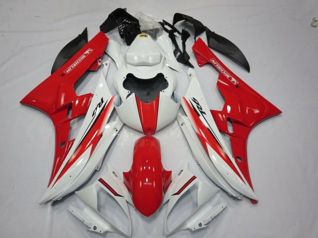 2006-2007 Red White OEM Style Yamaha R6 Motorcycle Fairings Canada