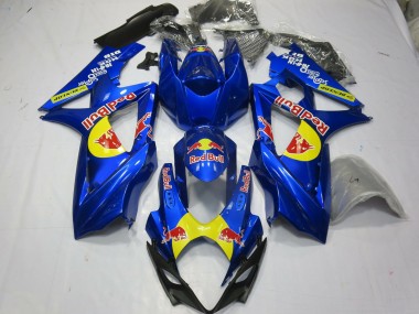 2007-2008 Blue Red Bull Suzuki GSXR 1000 Motorcycle Fairings Canada