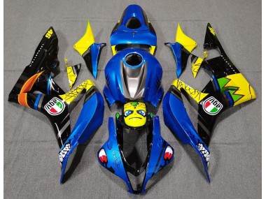 2007-2008 Blue Shark Honda CBR600RR Motorcycle Fairings Canada