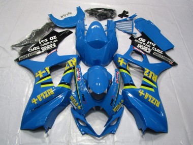 2007-2008 Bright Blue Rizla Suzuki GSXR 1000 Motorcycle Fairings Canada