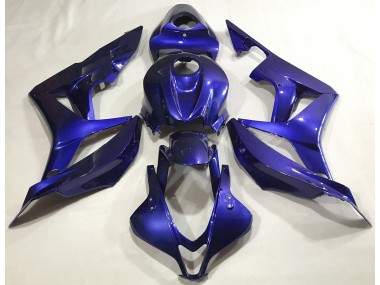 2007-2008 Deep Blue Plain Honda CBR600RR Motorcycle Fairings Canada