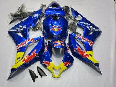 2007-2008 Deep Blue Red Bull Honda CBR600RR Motorcycle Fairings Canada