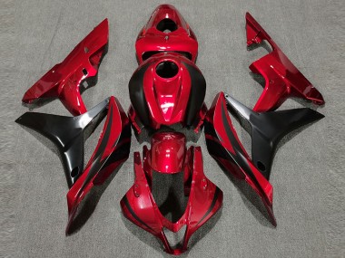 2007-2008 Deep Red OEM Style Honda CBR600RR Motorcycle Fairings Canada