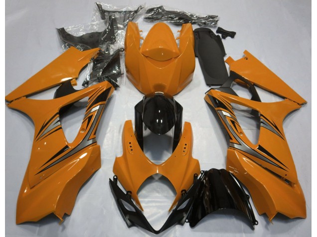 2007-2008 Orange OEM Style Suzuki GSXR 1000 Motorcycle Fairings Canada