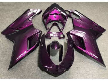 2007-2012 Deep Pink Ducati 848 1098 1198 Motorcycle Fairings Canada