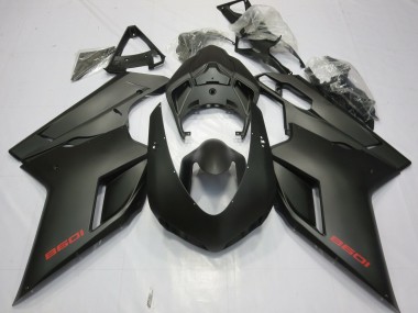 2007-2012 Matte Black Ducati 848 1098 1198 Motorcycle Fairings Canada