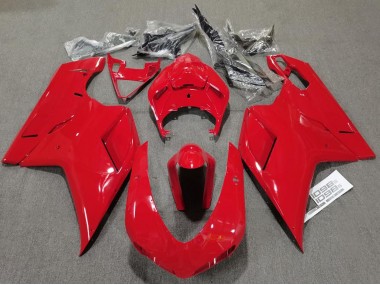 2007-2012 Plain Gloss Red Ducati 848 1098 1198 Motorcycle Fairings Canada