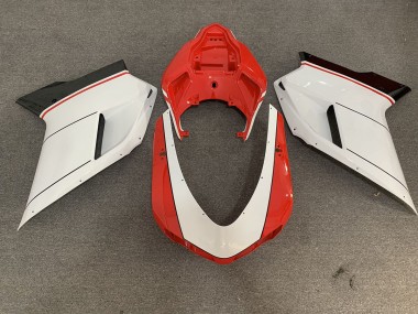 2007-2012 Red White Ducati 848 1098 1198 Motorcycle Fairings Canada