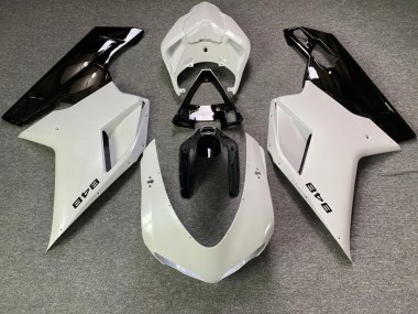 2007-2012 White Pearl and Black Ducati 848 1098 1198 Motorcycle Fairings Canada