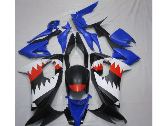 2008-2010 Blue Shark Kawasaki ZX10R Motorcycle Fairings Canada