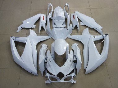 2008-2010 Bright White and Red Suzuki GSXR 600-750 Motorcycle Fairings Canada