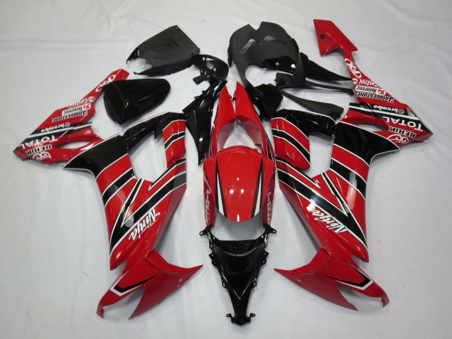 2008-2010 Red Black Kawasaki ZX10R Motorcycle Fairings Canada