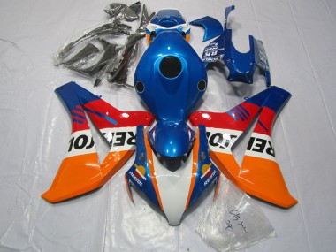 2008-2011 Blue Repsol + Red Honda CBR1000RR Motorcycle Fairings Canada